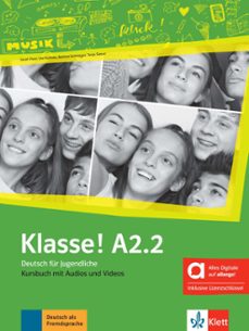 klasse! a2.2 kursbuch mit audios und videos edición híbrida allango-9783126073127