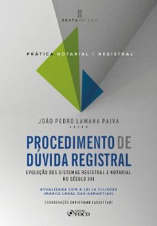 pratica notarial e registral - procedimento de duvida registral - 6ª ed - 2025 (ebook)-joão pedro lamana paiva-christiano cassettari-9786561205627