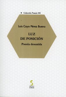 luz de posicion. poesia desunida-luis cayo perez bueno-9788410167827