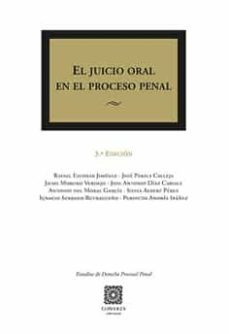 el juicio oral en el proceso penal-9788413690827
