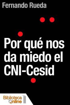 por que nos da miedo el cni-cesid (ebook)-9788415998327