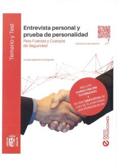 entrevista personal y prueba de personalidad para fuerzas y cuerpos de seguridad-9788417534127