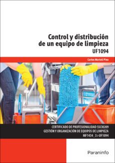 (uf1094) control y distribucion de un equipo de limpieza-9788428397827