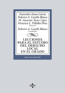 lecciones para el estudio del derecho local en el grado (2ª ed.)-9788430976027
