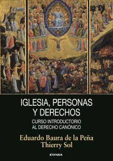 iglesia, personas y derechos-eduardo baura de la pena-9788431339227