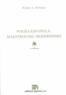 poesia española maestros del modernismo-9788438102527