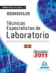 tecnicos especialistas de laboratorio de osakidetza ii-9788467671827