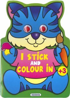 i stick and colour in +3 (tiger)-9788467785227