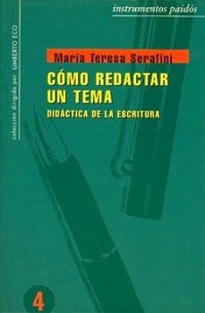 como redactar un tema:didactica de la escritura-9788475095127