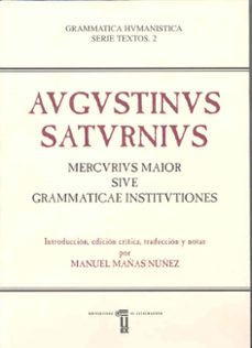 mercurius maior sive grammaticae institutiones-9788477232827