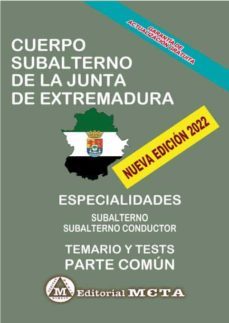 cuerpo subalterno temario comun (temas y tests) junta de extremadura-manuel segura ruiz-9788482195827