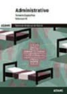 administrativo servicio andaluz de salud temario especifico volumen iii-9788490842027