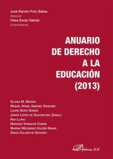 anuario de derecho a la educacion 2013 (ebook)-9788490850527