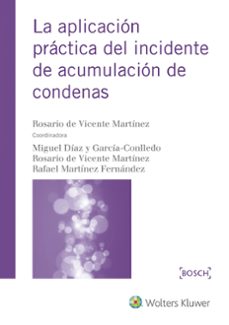 la aplicacion practica del incidente de acumulacion de condenas-rosario de vicente martinez-9788490902127