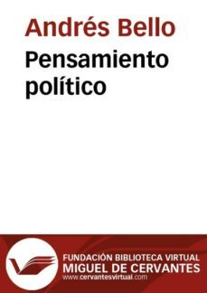 pensamiento politico (ebook)-andres bello-9788493844127
