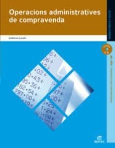 operacions administratives de compravenda (catalan)(grado medio) (2010)-9788497716727