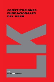 constituciones fundacionales del peru-9788498161427