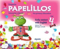 papelillos pre-primary education. early contact with english. age 4. edition for bilingual schools-9788498779127
