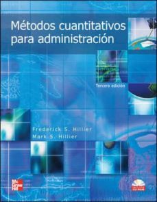 metodos cuantitativos para administracion (incluye cd-rom)-frederick hiller-9789701065327