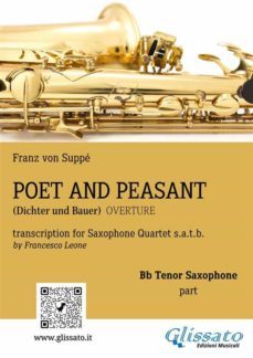 poet and peasant - saxophone quartet (bb tenor part) (ebook)-9791220885027