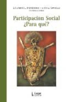 participacion social ¿para que?-9789508922731