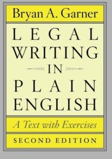 legal writing in plain english: a text with exercises (2nd ed.)-9780226283937