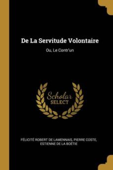 de la servitude volontaire-9780270866537