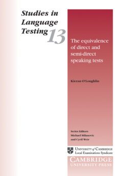 the equivalence of direct and semi-direct speaking tests-9780521667937
