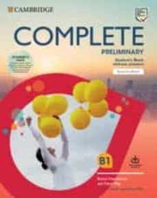 complete preliminary student s book pack (sb wo answers w online practice and wb wo answers w audio download)-9781108525237