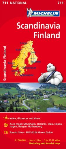 scandinavia finland 2019 (mapa national michelin) (ingles)-9782067170537