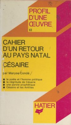 cahier d'un retour au pays natal (ebook)-maryse conde-9782706272837