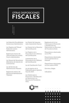 otras disposiciones fiscales 2025 (ebook)-josé pérez chávez-raymundo fol olguín-9786075880037