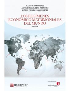 regimenes economico matrimoniales del mundo 2024-9788409619337