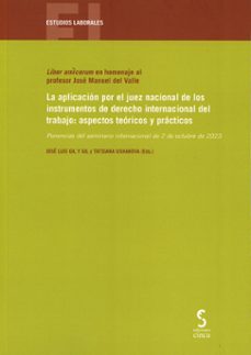 la aplicacion por el juez nacional de los instrumentos de derecho internacional del trabajo: aspectos teoricos y practicos.-jose luis gil y gil-tatsiana ushakova-9788410167537