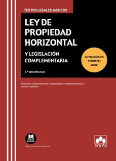 ley de propiedad horizontal y legislacion complementaria-9788411948937