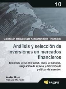 analisis y seleccion de inversiones en mercados financieros (ebook)-9788415330837