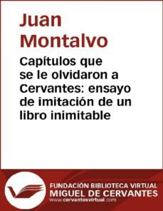 capitulos que se le olvidaron a cervantes: ensayo de imitacion de un libro inimitable (ebook)-9788416594337