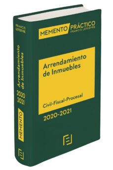 memento de arrendamiento de inmuebles 2020-2021-9788417985837