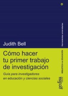 como hacer tu primer trabajo de investigacion. guia para investigadores en educacion y ciencias sociales (ebook)-9788418193637