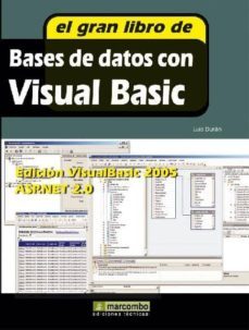 bases de datos con visual basic: edicion visualbasic 2005. asp.net 2.0-luis duran-9788426714237