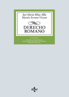 derecho romano (ebook)-jose maria ribas alba-martin serrano vicente-9788430981137