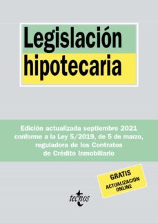 legislacion hipotecaria-9788430982837