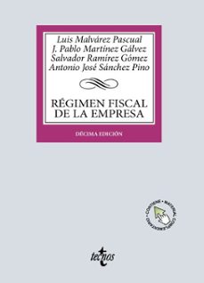 regimen fiscal de la empresa (ebook)-luis malvarez pascual-j. pablo martinez galvez-9788430993437