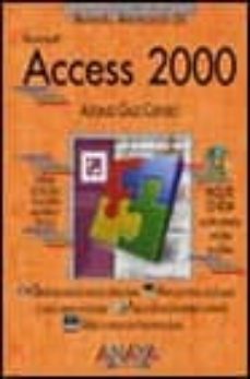 access 2000 (manuales avanzados) (incluye cd-rom)-9788441509337