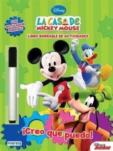 la casa de mickey mouse: ¡creo que puedo! libro borrable-9788444168937