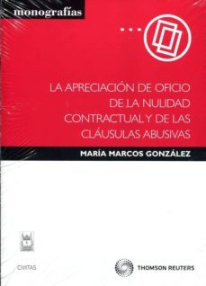 apreciacion de oficio de la nulidad contractual y de las clausulas abusivas-9788447038237