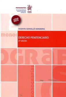 derecho penitenciario (4ª ed.)-vicenta cervello donderis-9788491432937