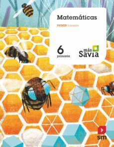 matemáticas 6º educacion primaria ed. 2019 proyecto más savia-9788491822837