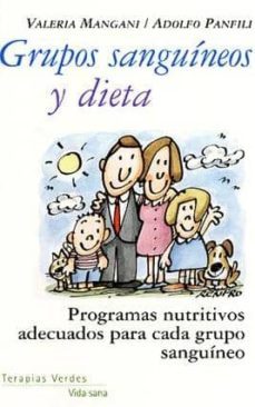 grupos sanguineos y dieta-valeria mangani-adolfo panfili-9788496707337