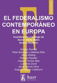 el federalismo contemporaneo en europa-9788496913837